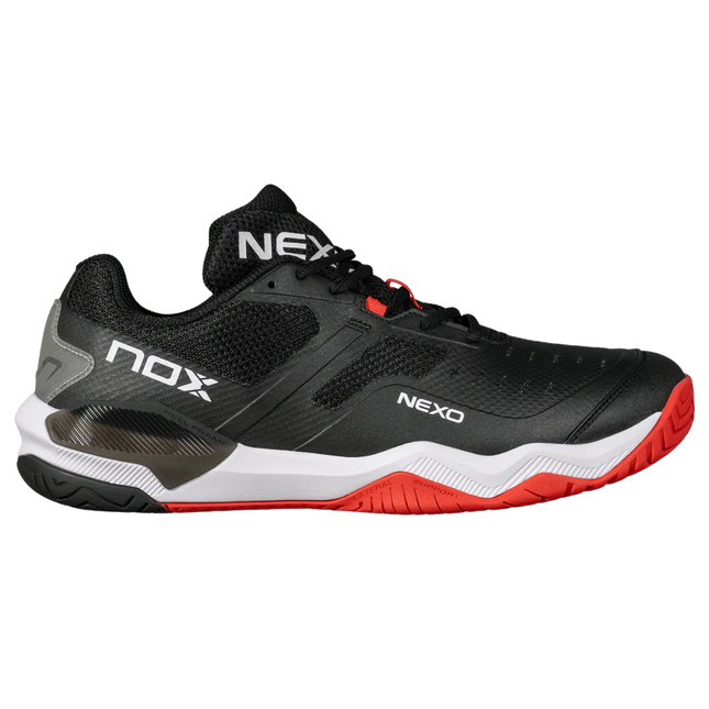 Nox Lux Nexo Black/Lava Red Pickleball Shoes
