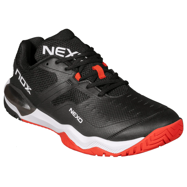 Nox Lux Nexo Black/Lava Red Pickleball Shoes